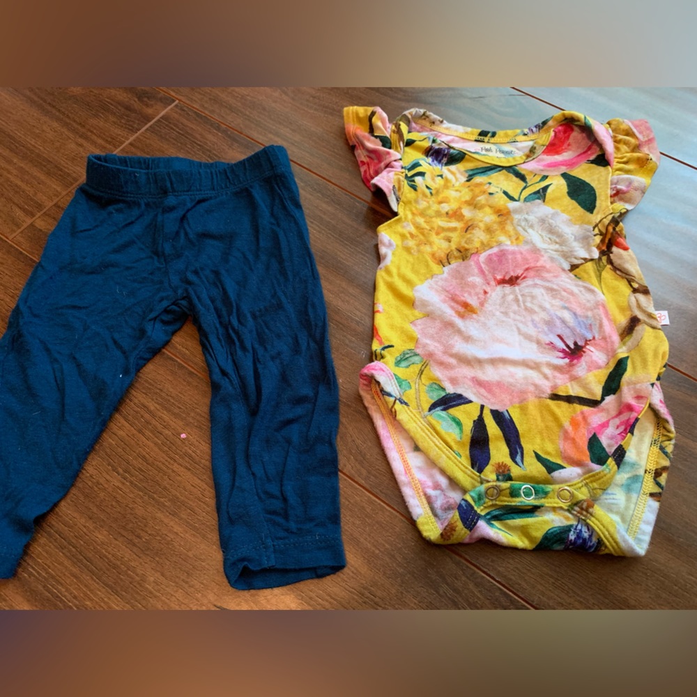Posh Peanut onesie and leggings